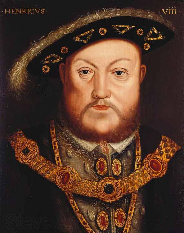 Hans Holbein Portrait of Henry VIII Spain oil painting art